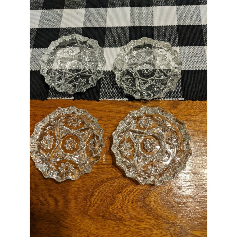 EAPC Star Of David Set Of 4 Ashtrays 4 inch MCM